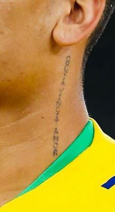 Roberto Firmino words tattoo