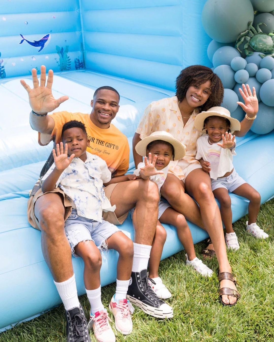 Russell Westbrook shares adorable photos from his son's 5th birthday party