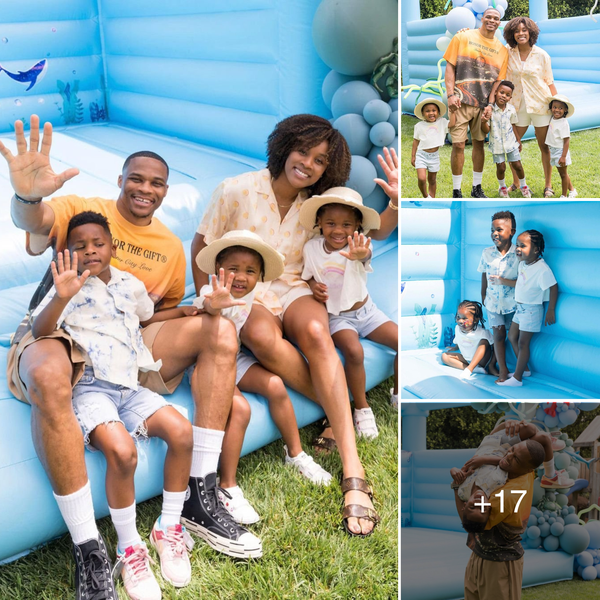 Russell Westbrook shares adorable photos from his son's 5th birthday party