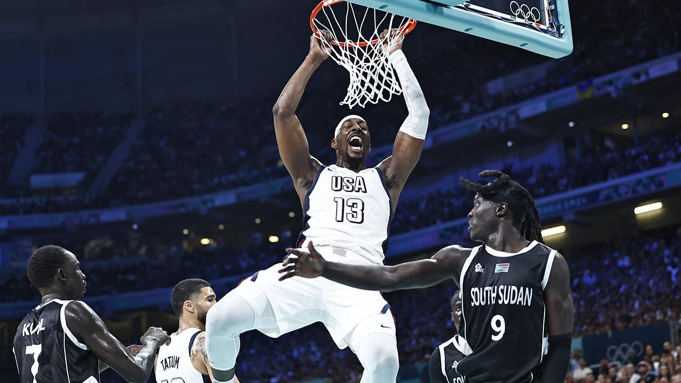 USA Basketball vs. South Sudan score: USA clinches quarterfinal spot at  2024 Olympics after blowout win - CBSSports.com