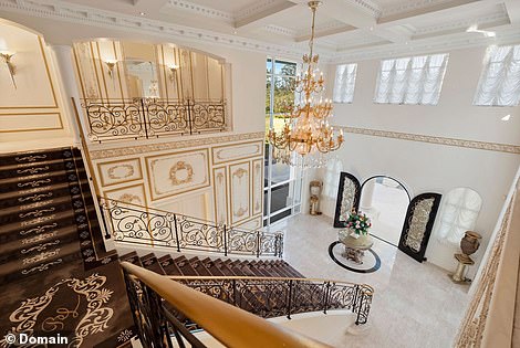 Bellagio La Villa takes design notes from 16-century French palaces and is on the market for a whopping $36million giving high-end home buyers a chance to snap up a slice of Versailles by the beach