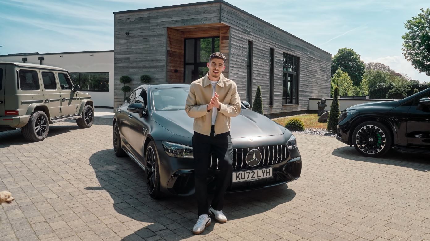 Arsenal Star Kai Havertz Shows Off His Matte Black Mercedes-AMG GT 63 S  4-Door Coupe - autoevolution