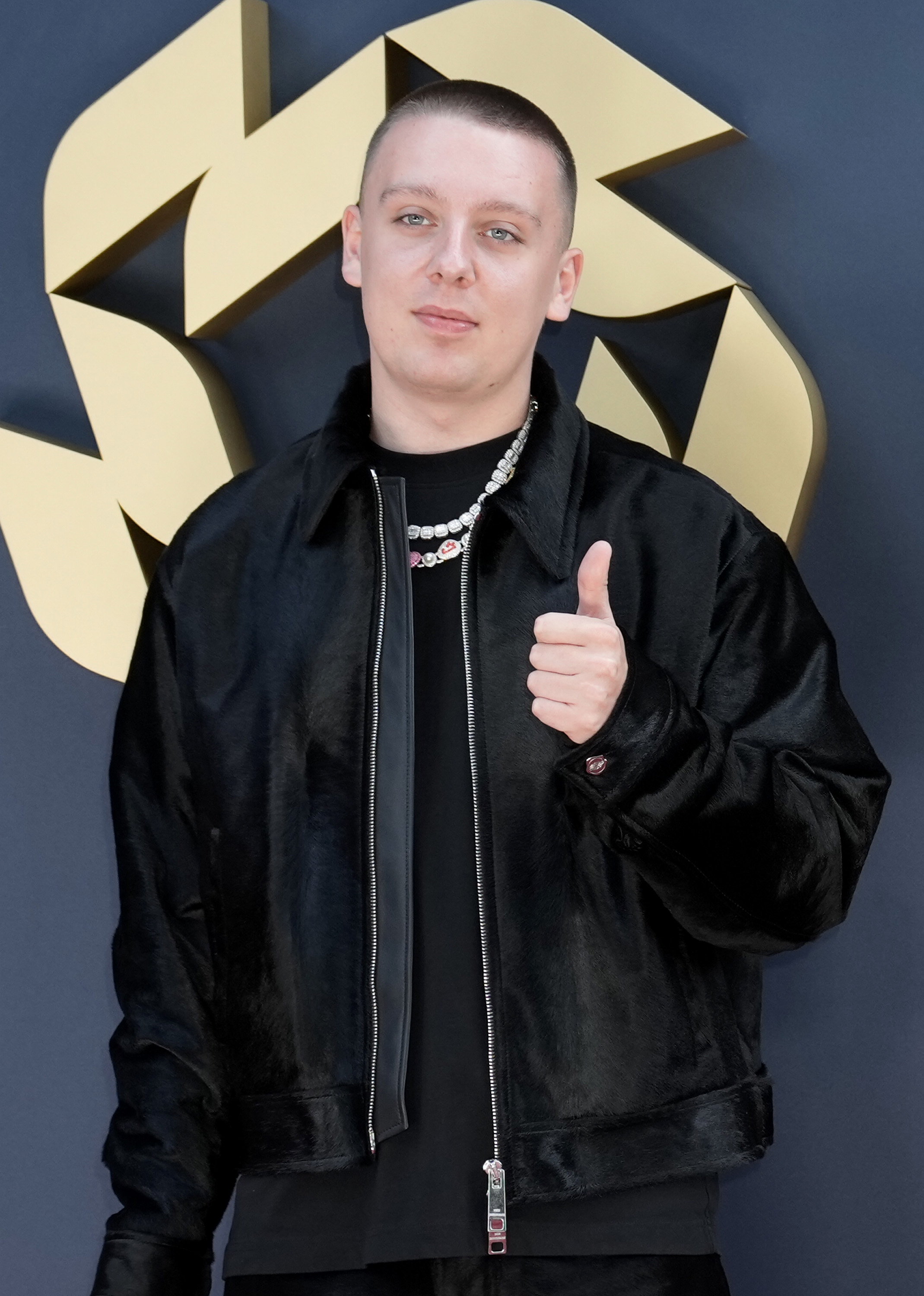 Man Utd fan and rapper Aitch attends the PFA Awards 2024