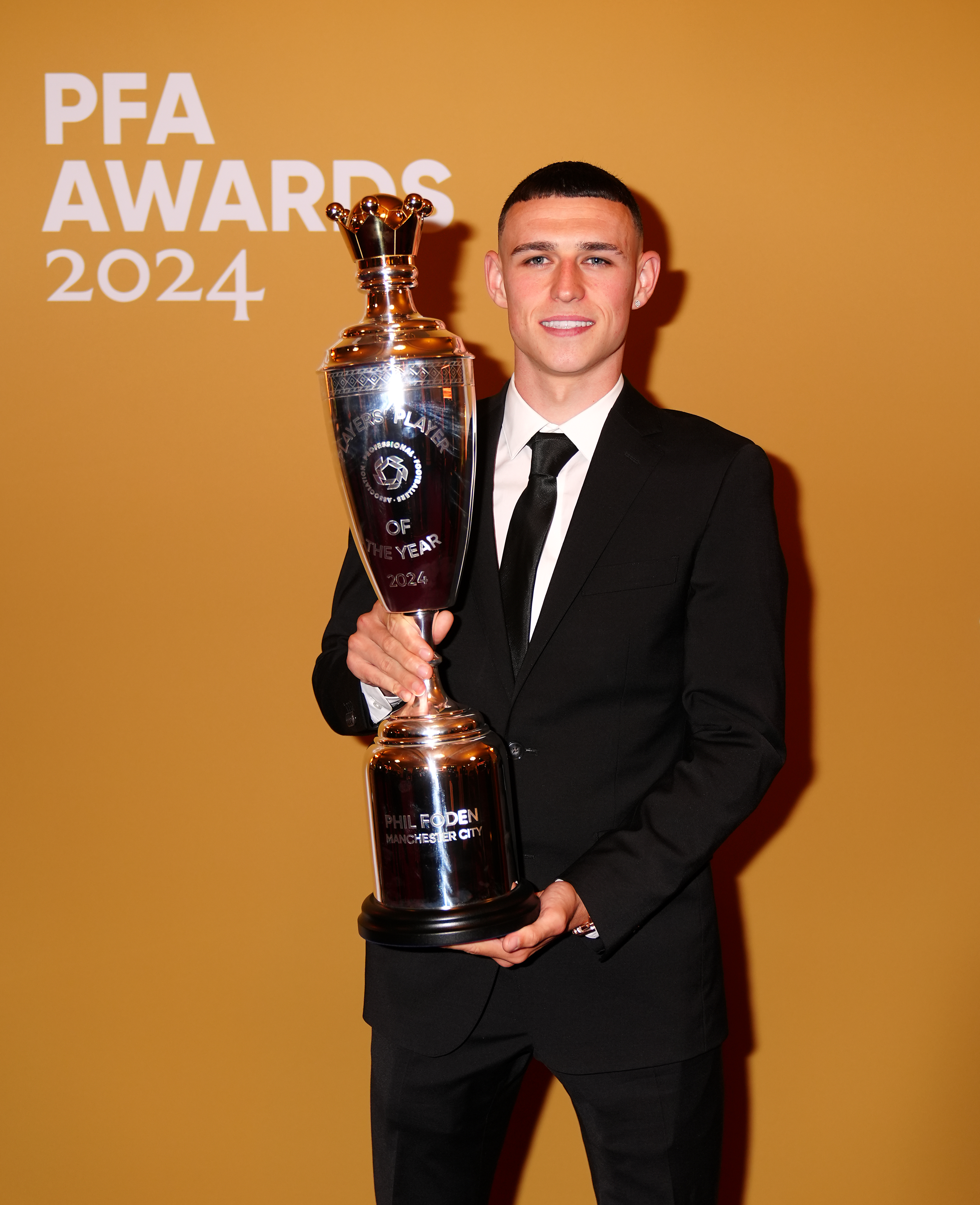 The Man City ace won PFA Player of the Year