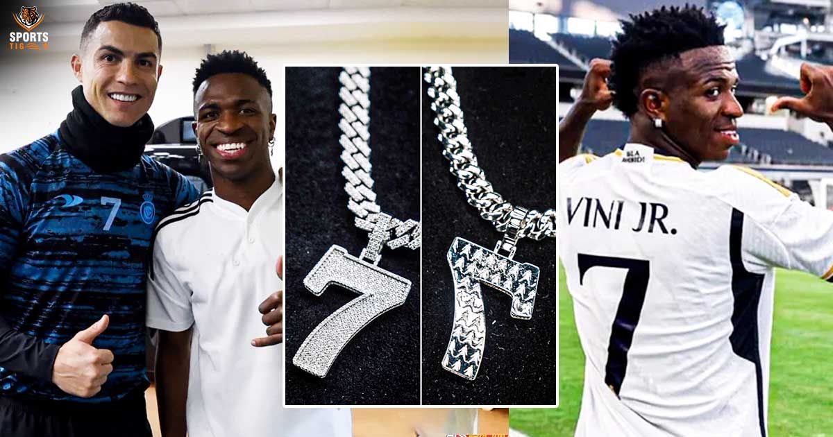 Vinicius Jr Cristiano Ronaldo No. 7 pendant