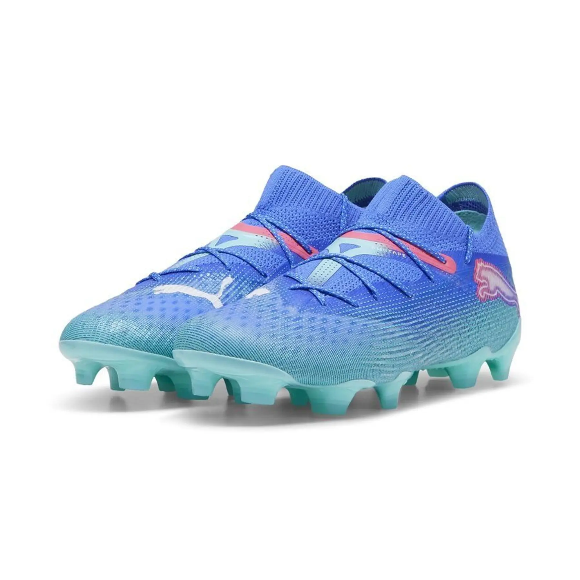 PUMA Future 7 Ultimate FG/AG Football Boots Women, Bluemazing/White/Electric Peppermint