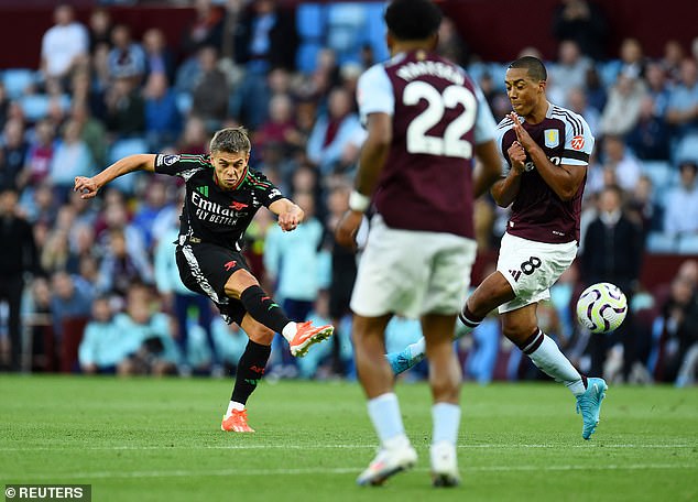 Substitute Trossard swept a first time finish into the net after the ball fell kindly into his path