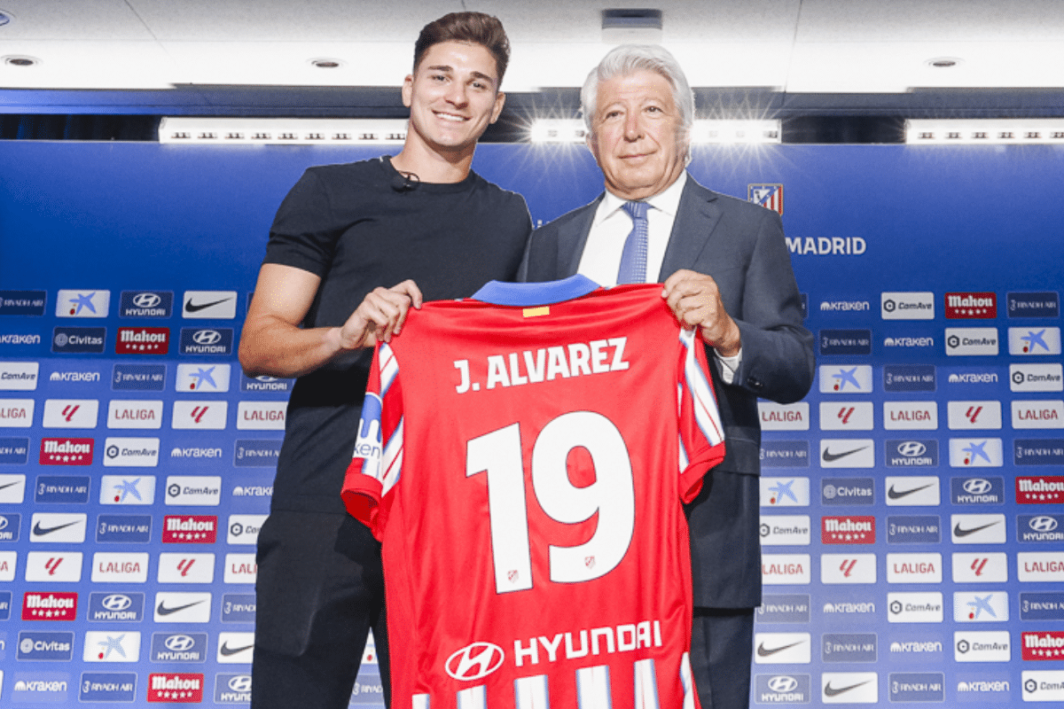 Fichaje histórico": Atlético Madrid, movilizado por Julián Álvarez