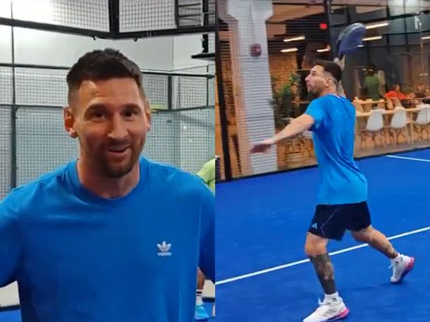 No perdona en nada: el video viral de Lionel Messi jugando al pádel que es  furor