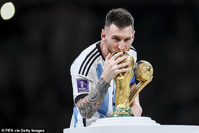 Messi won the World Cup in 2022, and Ronaldo has not ruled out going to a sixth World Cup in two years' time