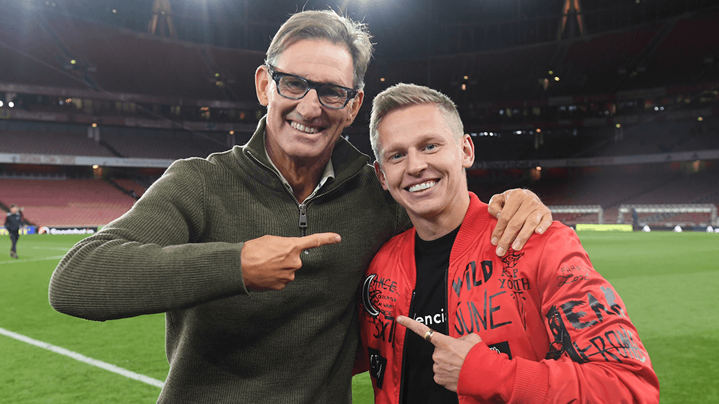 Oleksandr Zinchenko and Tony Adams