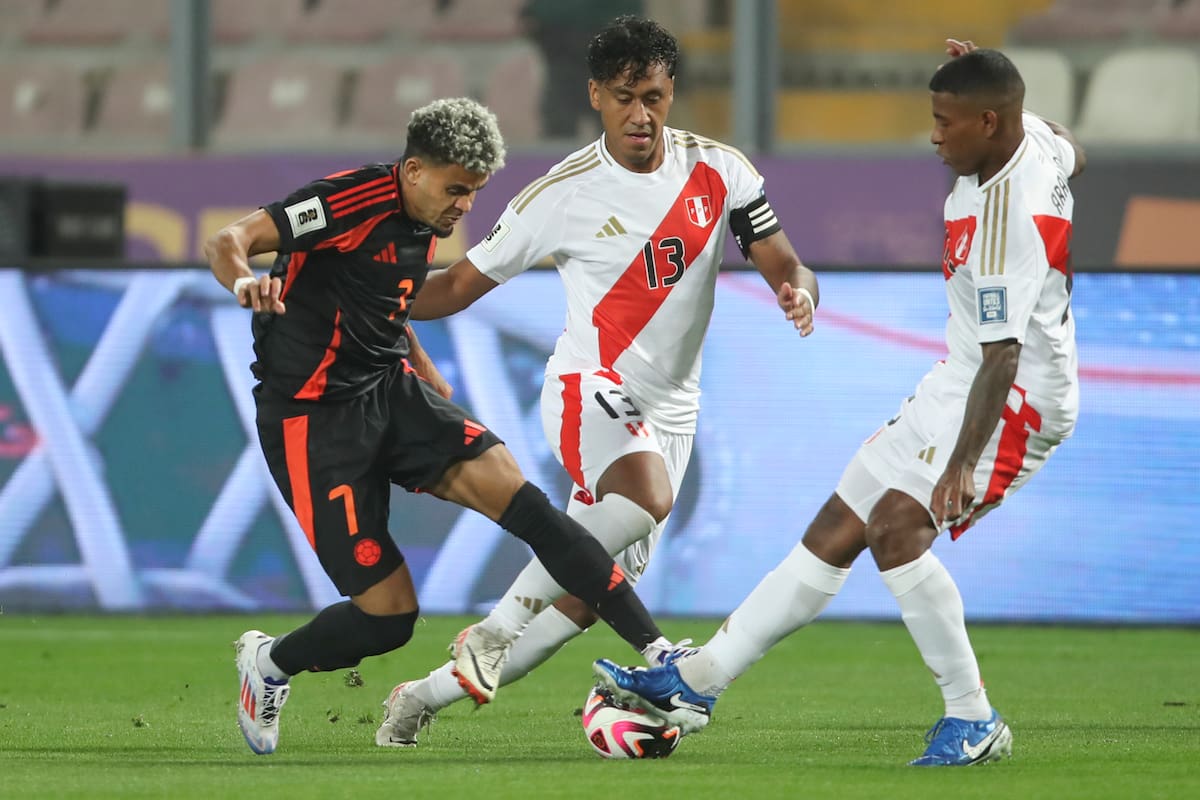 Luis Díaz marcó el gol con el que la selección Colombia empató 1-1 con Perú, en la séptima fecha de las Eliminatorias Sudamericanas