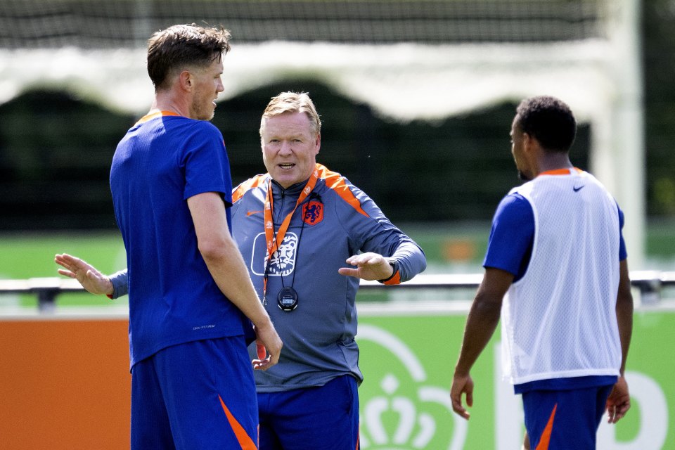 Huấn luyện viên đội tuyển Hà Lan Ronald Koeman đã can thiệp để chấm dứt cuộc ẩu đả