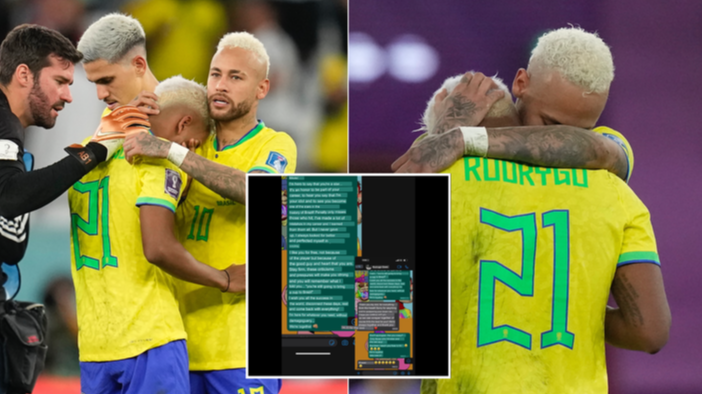 Neymar reveals supportive conversation he had with Rodrygo after World Cup  elimination