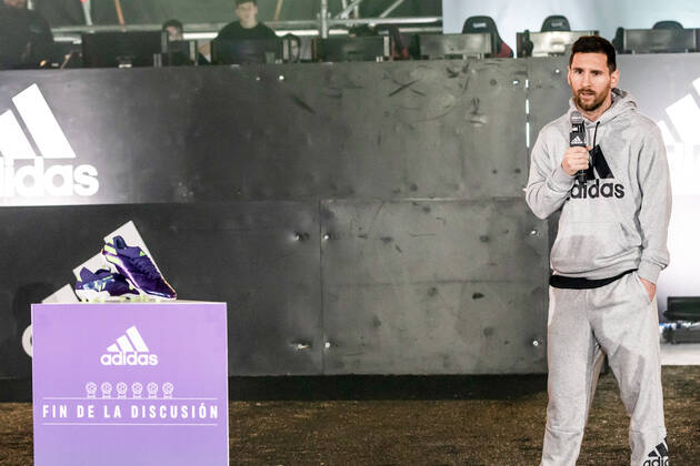 Football, Lionel Messi at an Adidas event in | IMAGO