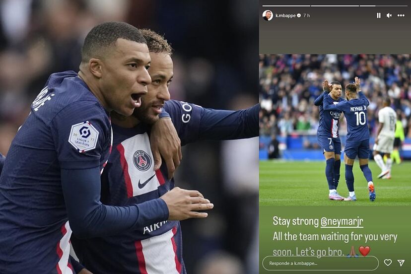 Mbappe clears up reports of beef with Neymar at PSG | Marca