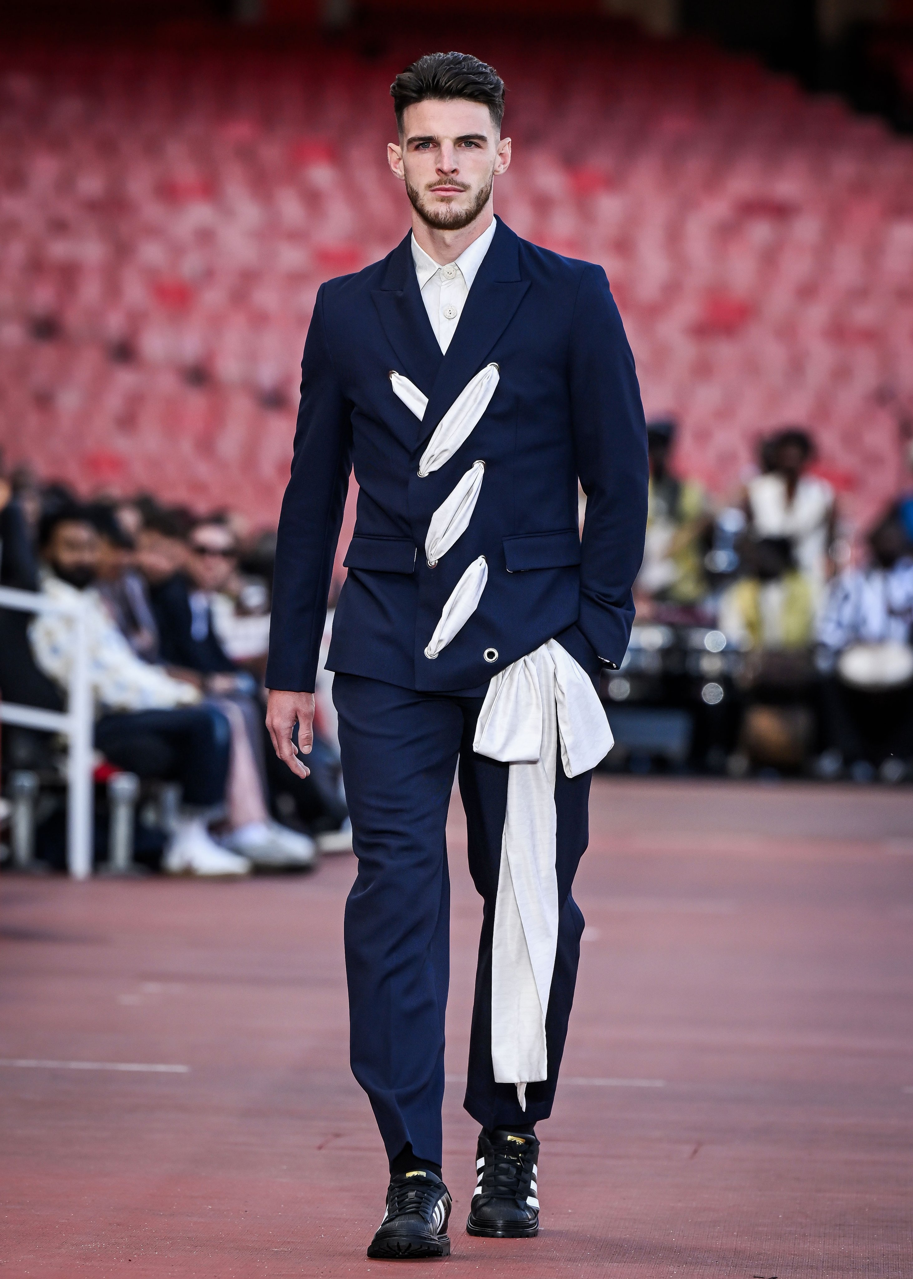 B/R Football on X: "Declan Rice made his runway debut modeling for Labrum  at the Emirates during London Fashion Week  https://t.co/DNIIBJaOmp" / X