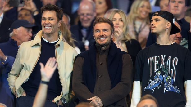 David Beckham shows where his loyalties lie between Tom Brady and good  friend Ryan Reynolds - Mirror Online