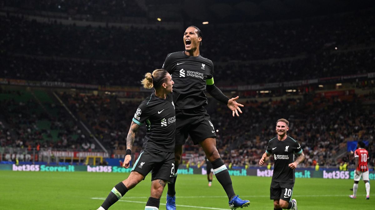 AC Milan 1-3 Liverpool - Reds roar back to score three in Milan after early setback in UEFA Champions League opener - TNT Sports