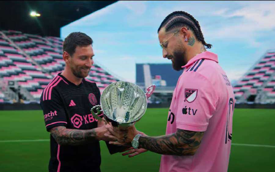 Watch Lionel Messi in Maluma music video