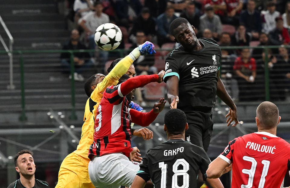 AC Milan 1-3 Liverpool: Arne Slot's side recover to make perfect start to  Champions League campaign | Evening Standard