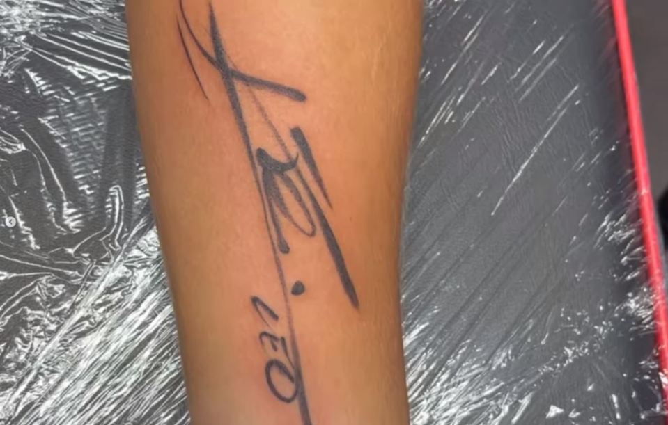 The superstar duly obliged and Ranieri got the autograph tattooed permanently