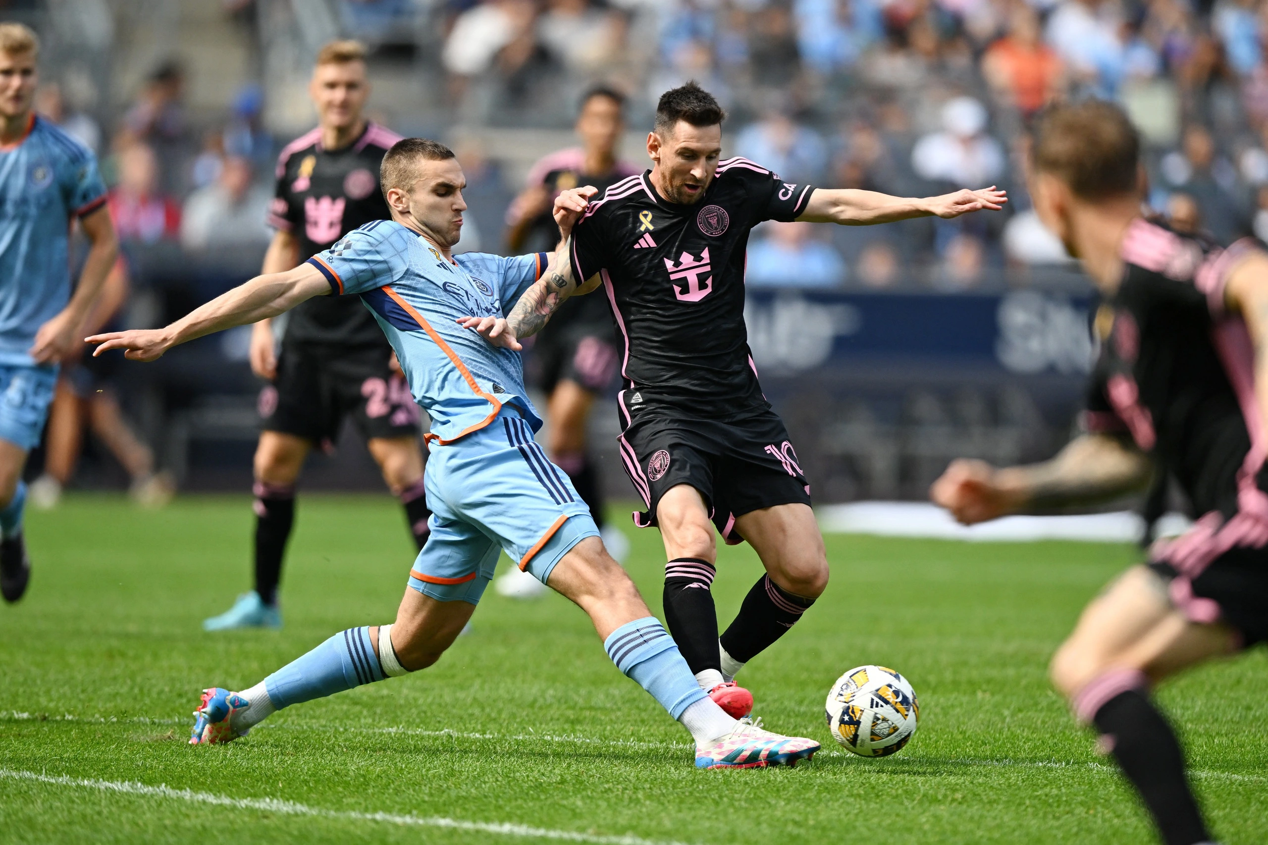 Messi tỏa sáng, Inter Miami vẫn chưa phá dớp trên sân của New York City FC