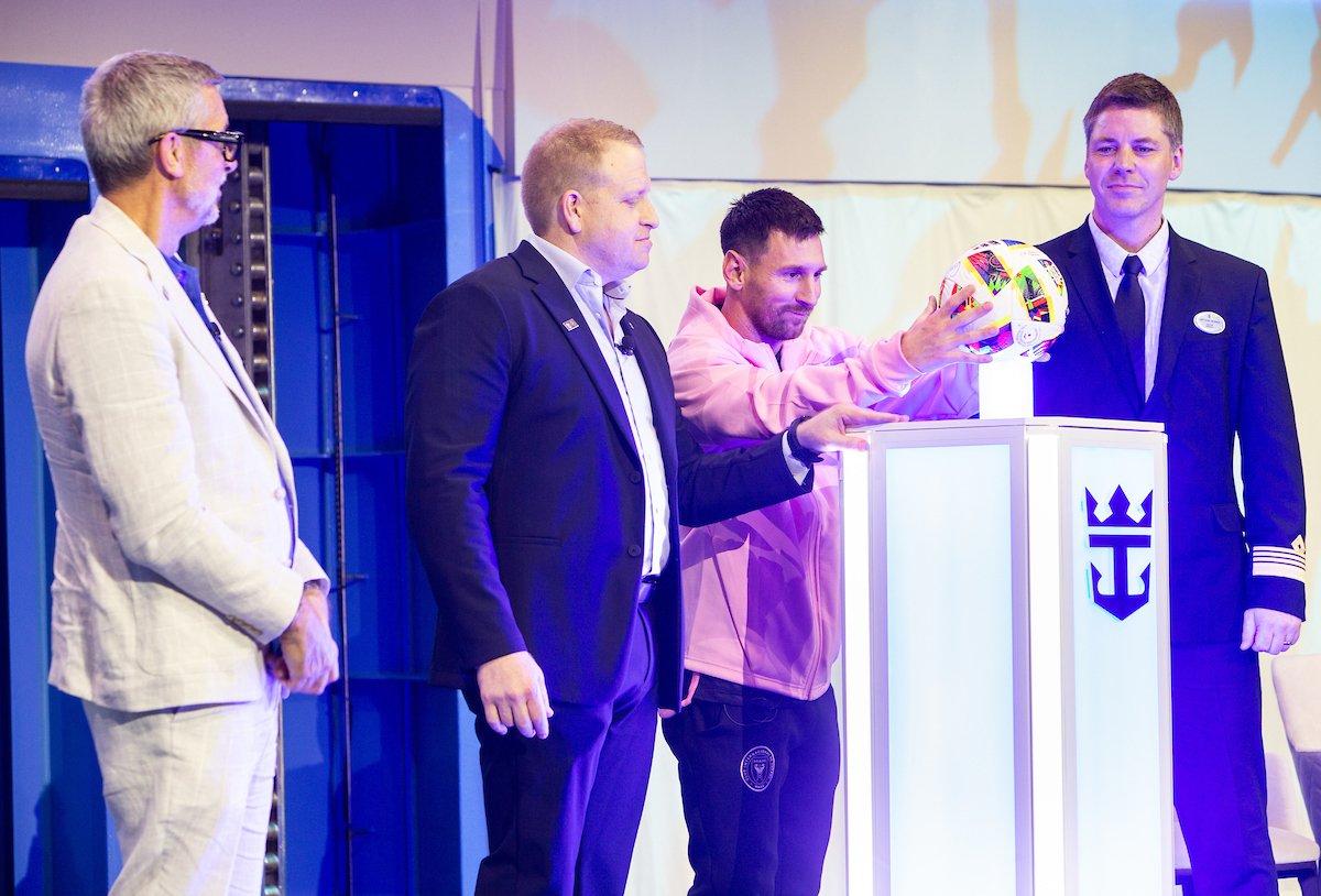 Football Icon Messi Officially Names new Icon of the Seas — Cruise Lowdown