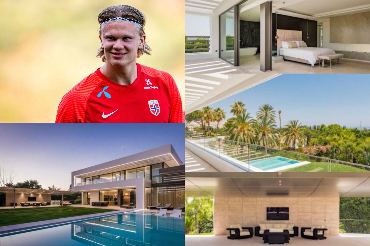 Erling Haaland, bienvenue dans sa maison à 6,5 M€ à Marbella