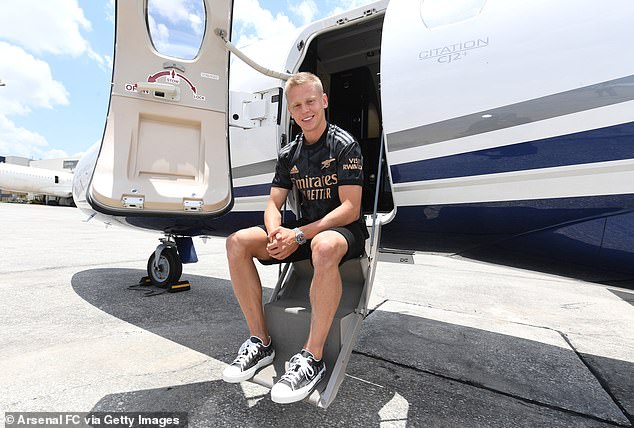 Arsenal confirm Oleksandr Zinchenko transfer as £32m star follows Man City  pal Gabriel Jesus to club | Daily Mail Online