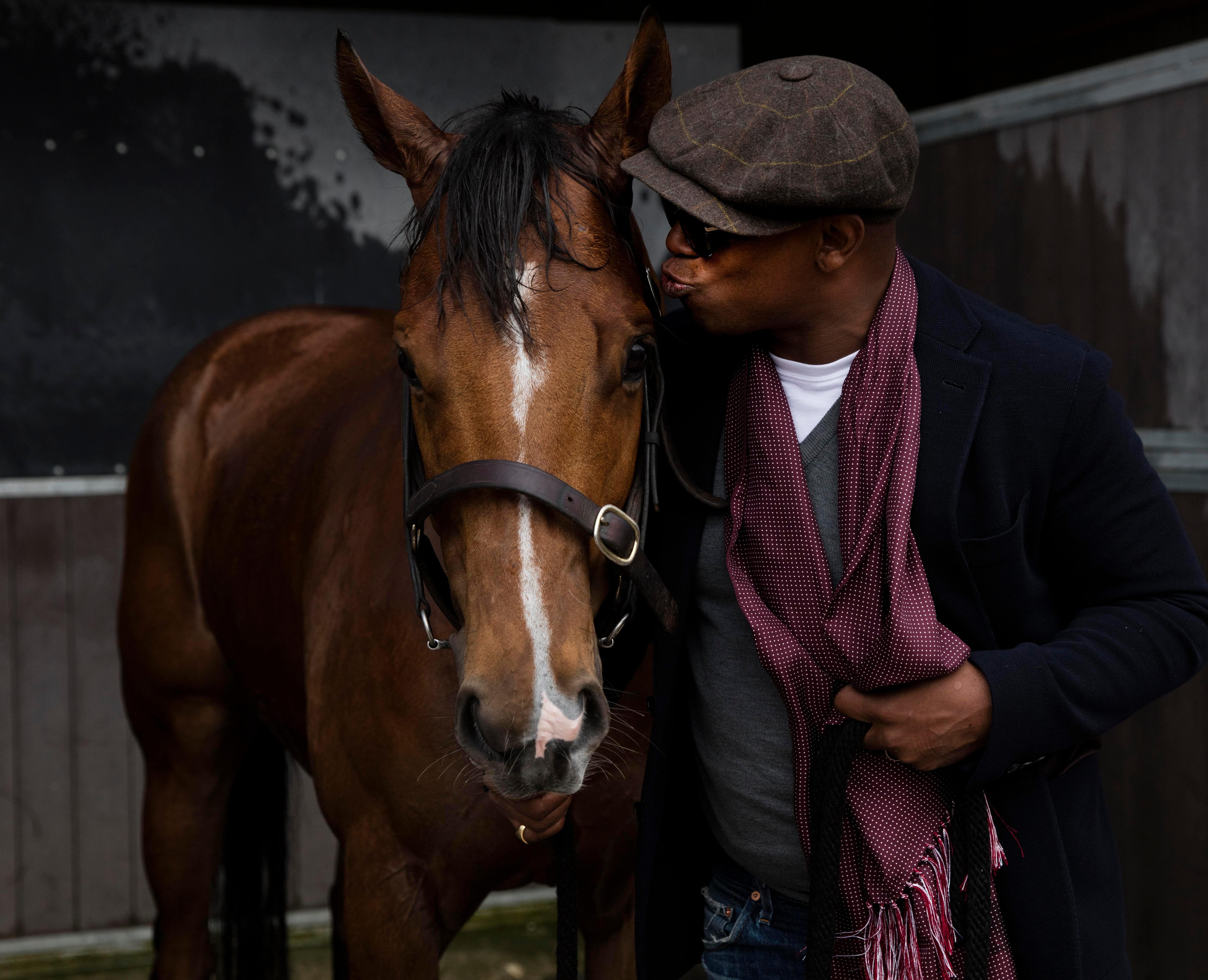 Tony McCoy puts Arsenal legend Ian Wright's horse Born To Finish through its paces... but is the ex-Gunner onto a winner? | The Sun